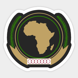 Emblem of the African Union Sticker